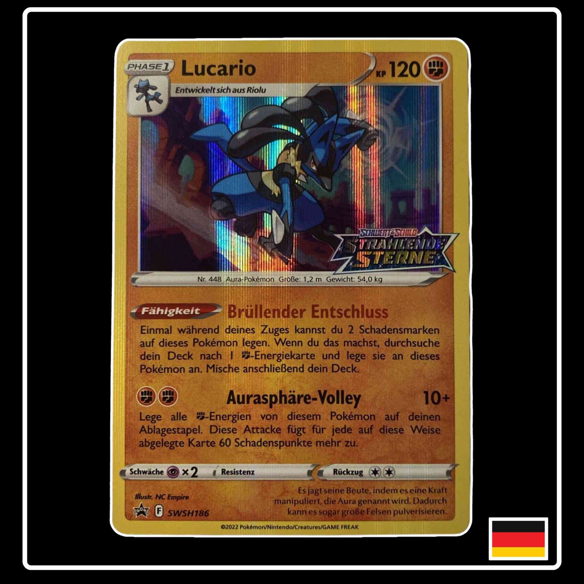 Lucario SWSH186 Pokemon Black Star Promo