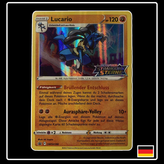 Lucario SWSH186 Pokemon Black Star Promo