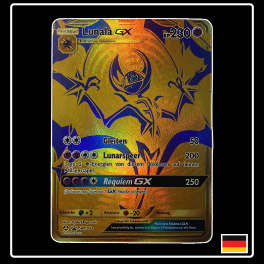 Lunala GX GOLD SM103a Pokemon Sonne & Mond