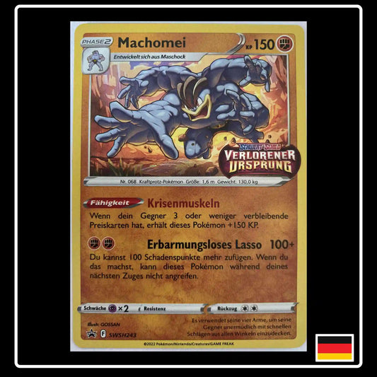 Machomei SWSh243 Pokemon Verlorener Ursprung