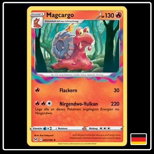 Magcargo 022/196 Pokemon Verlorener Ursprung