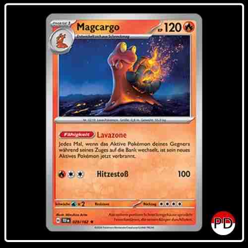 Magcargo 029/162 Pokemon Gewalten der Zeit