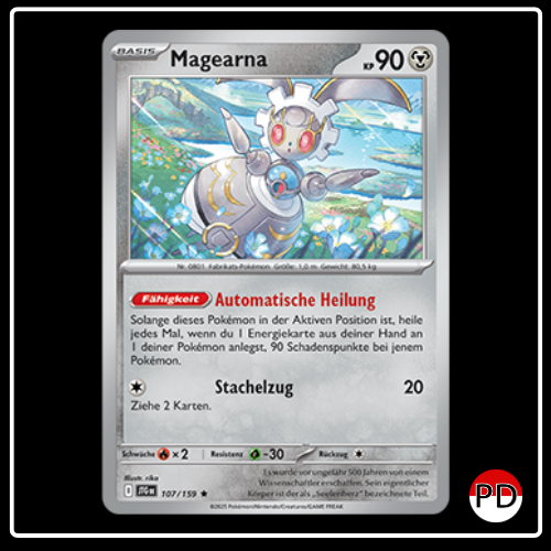 Magearna 107/159 Pokemon Reisegefährten