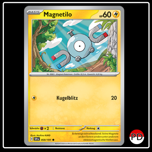 Magnetilo 058/191 Pokemon Stürmische Funken