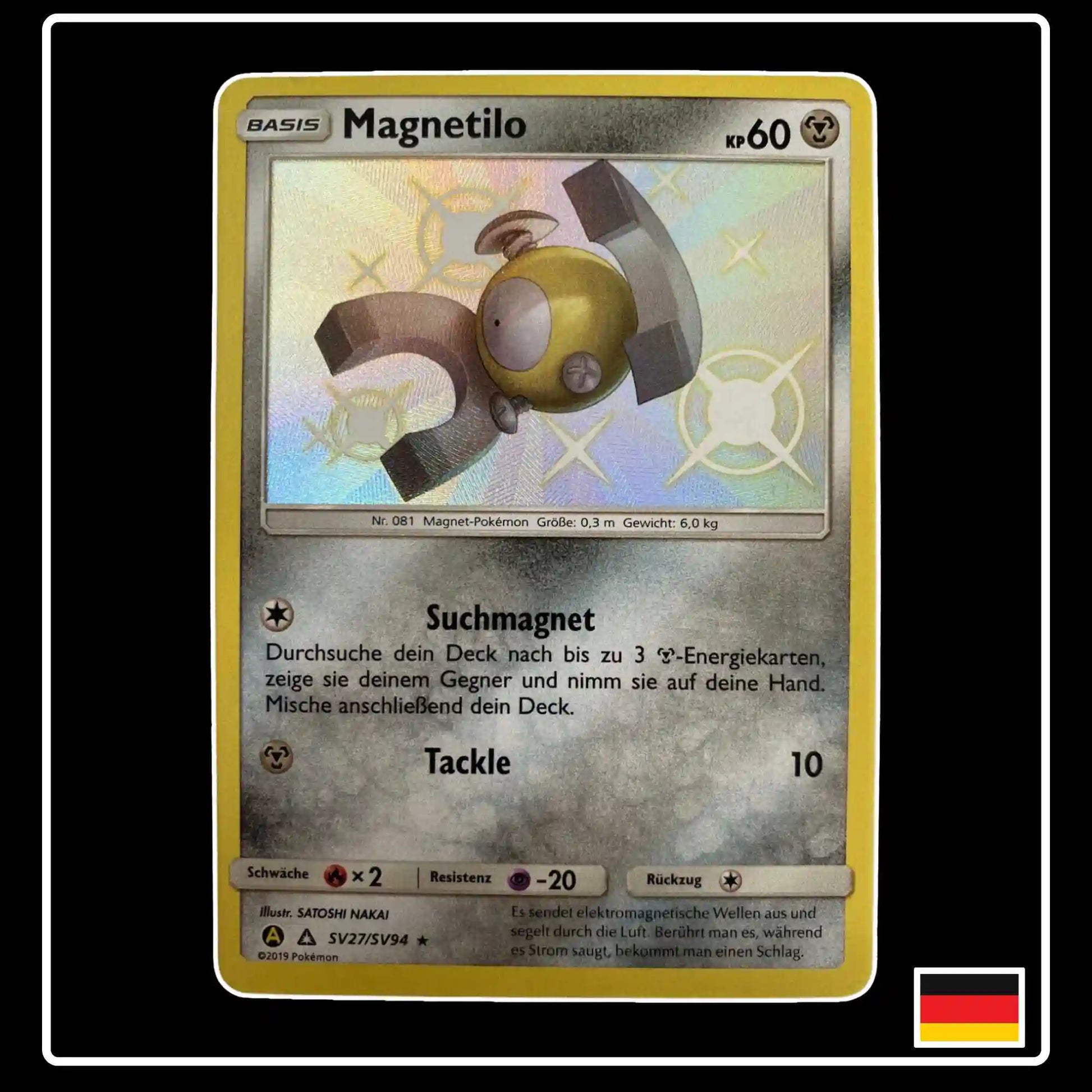 Magnetilo Shiny SV27 Pokemon Verborgenes Schicksal