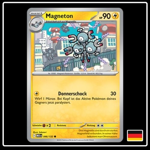 Magneton 046/132 Pokemon Mega Entwicklung