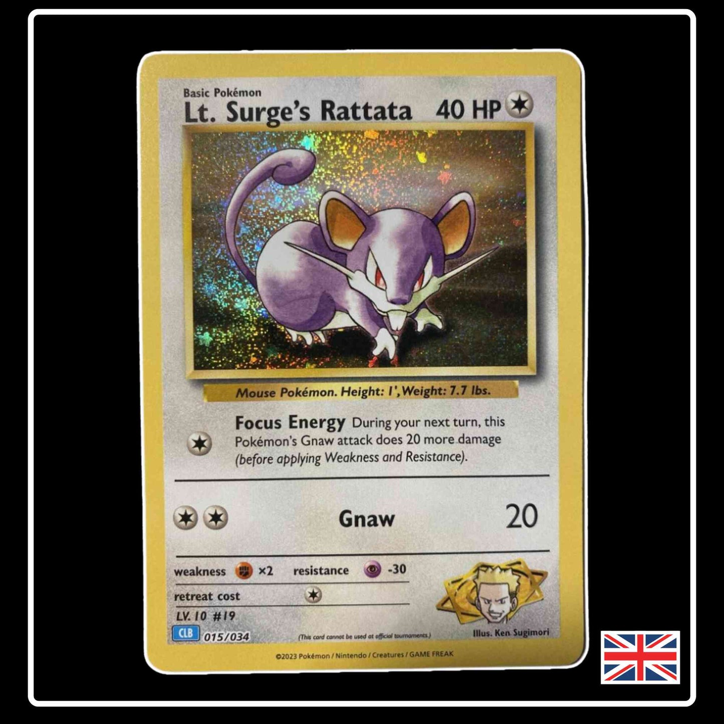 Pokemon Major Bobs Rattfratz TCG Classic