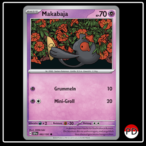 Makabaja 082/191 Pokemon Stürmische Funken