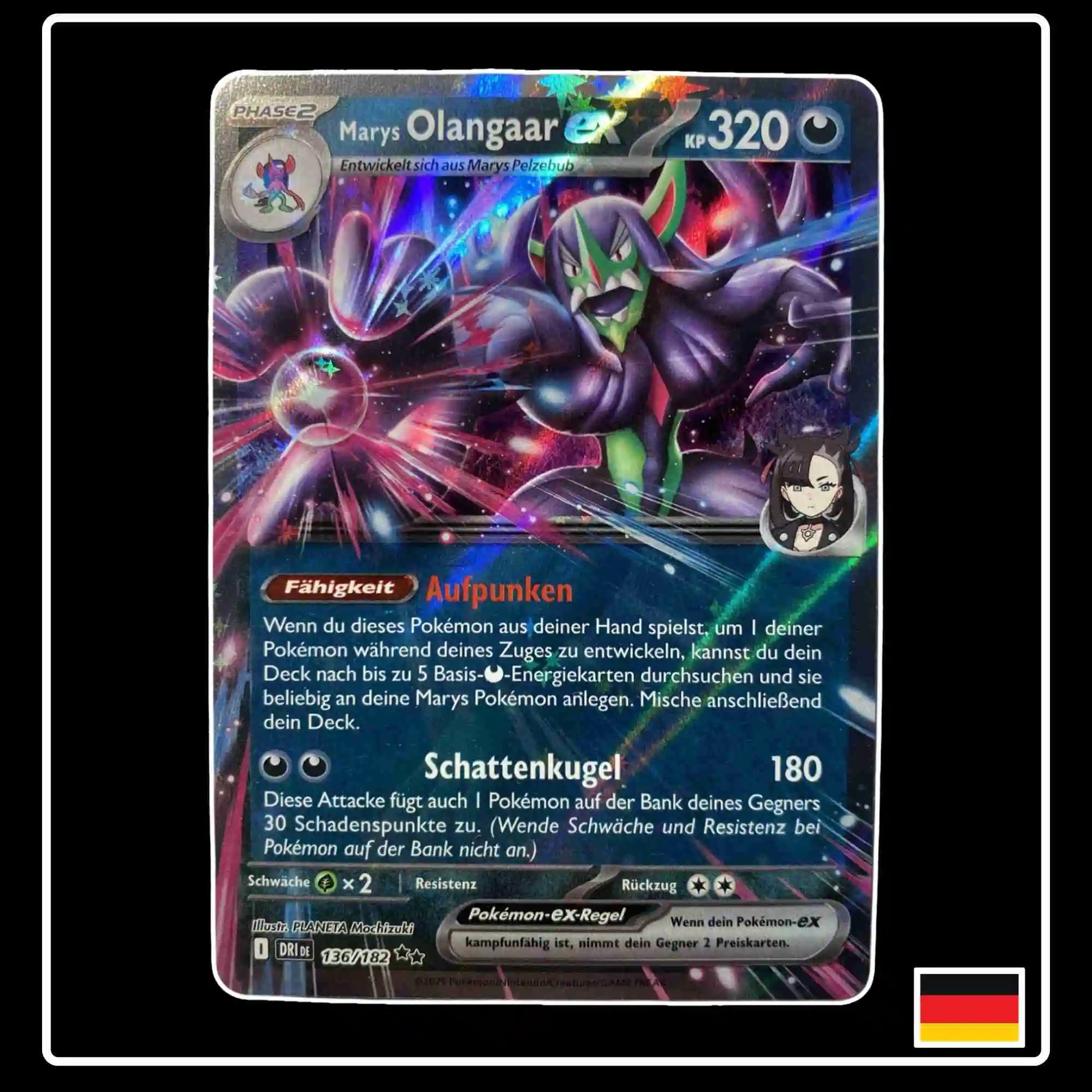 Marys Olangaar ex 136/182 Pokemon Ewige Rivalen