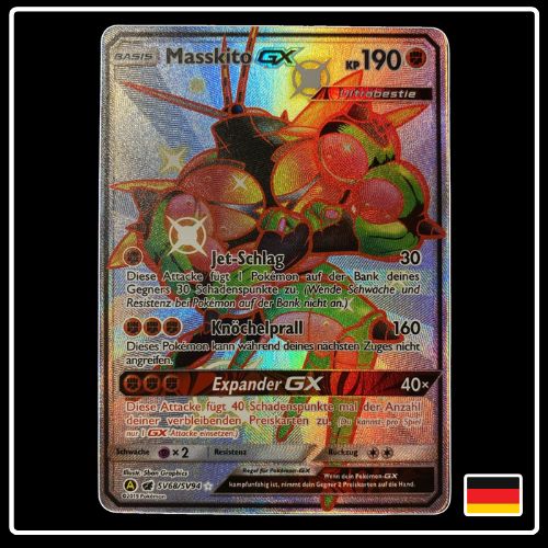Masskito GX Shiny SV68/SV94 Pokemon Verborgenes Schicksal