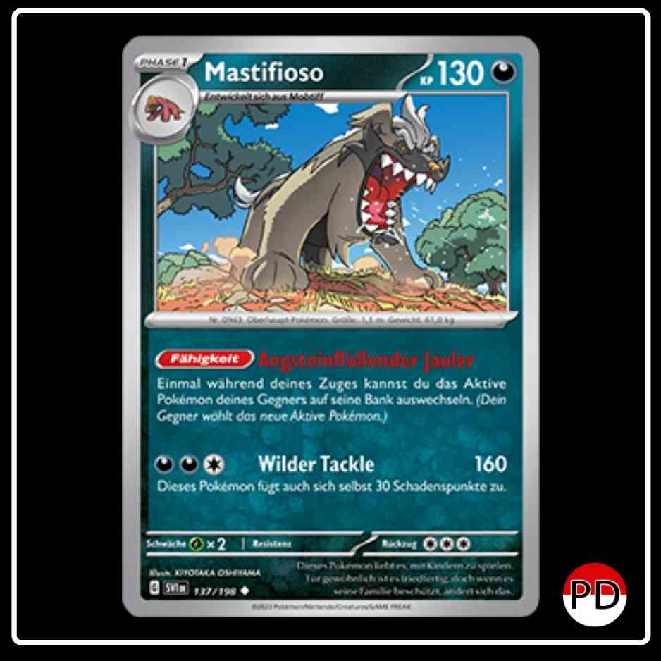 Mastifioso 137/198 Pokemon