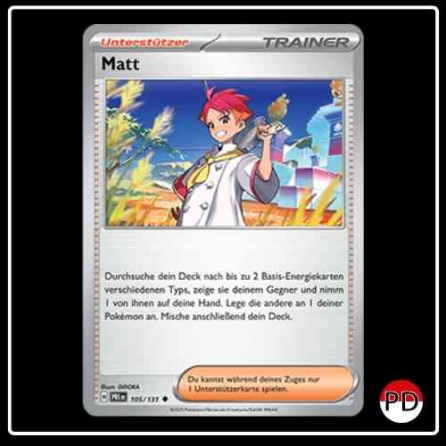 Matt 105/131 Pokemon Prismatische Entwicklungen