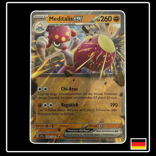 Meditalis ex 080/142 Pokemon Stellarkrone
