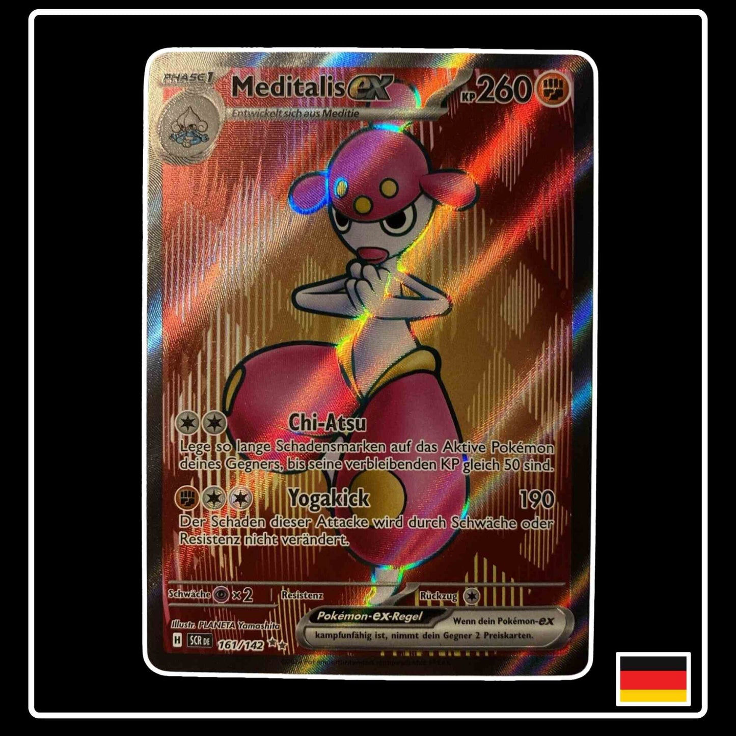 Meditalis ex 161/142 Pokemon Stellarkrone