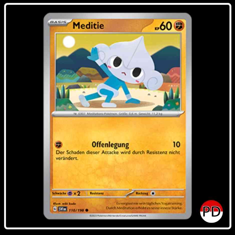 Meditie 110/198 Pokemon Karmesin & Purpur