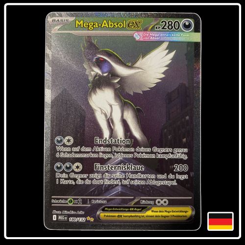 Mega Absol ex SIR 180/132 Pokemon Mega Entwicklung