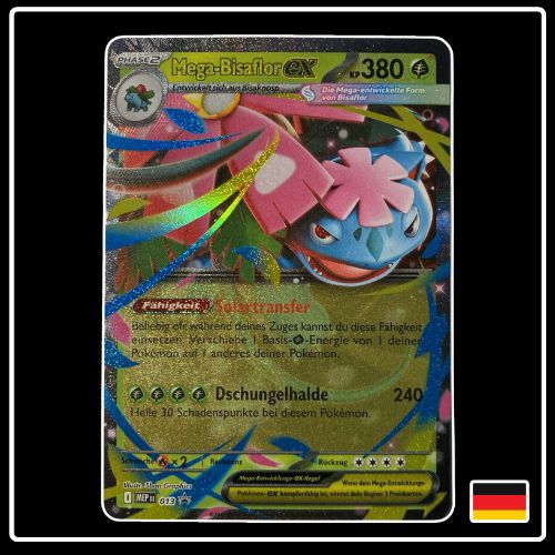 Mega-Bisaflor ex MEP DE 013 Mega Entwicklung Black Star Promo