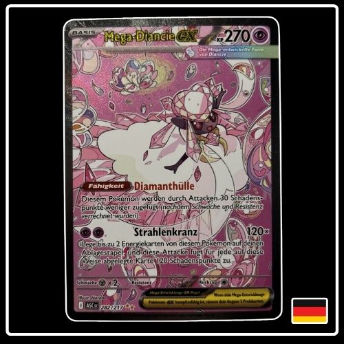 Mega-Diancie ex SIR 282/217 Pokemon Erhabene Helden
