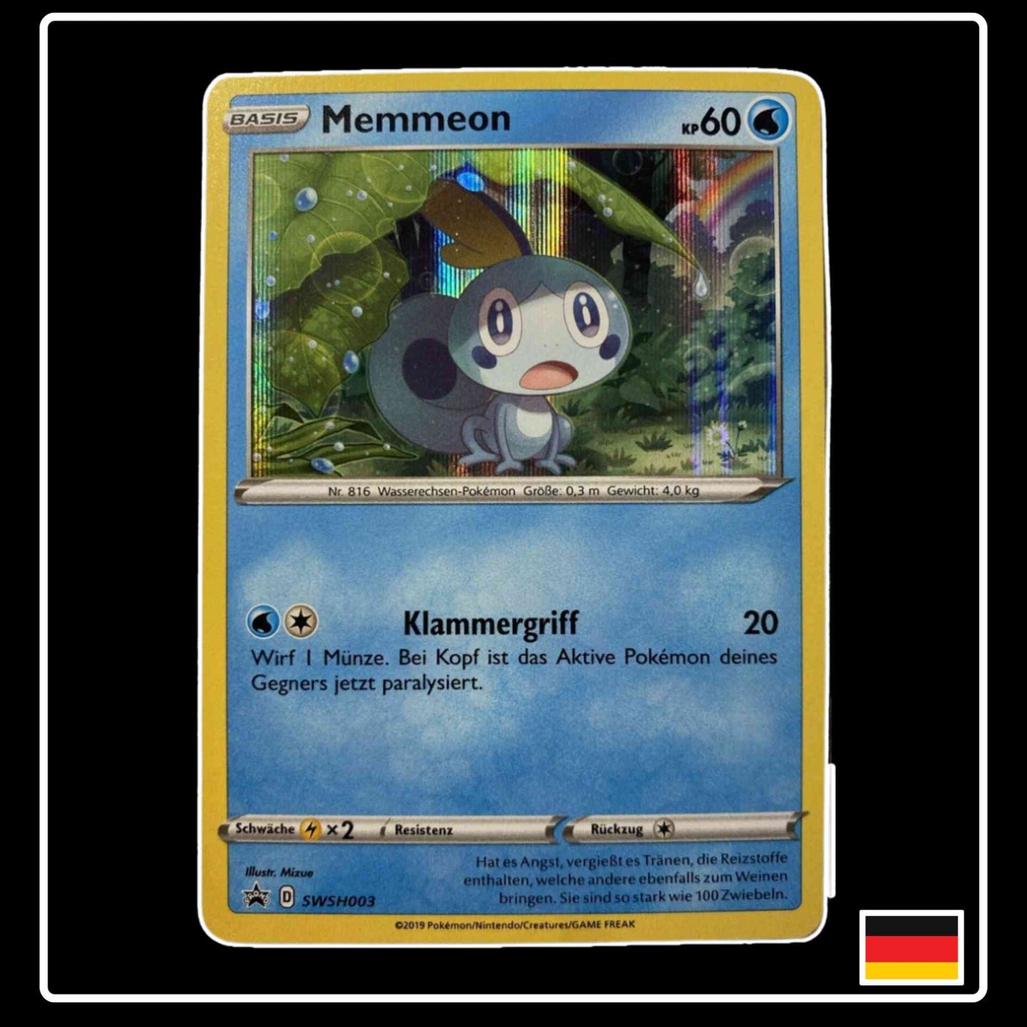 Memmeon HOLO SWSH003 Pokemon Black Star Promo