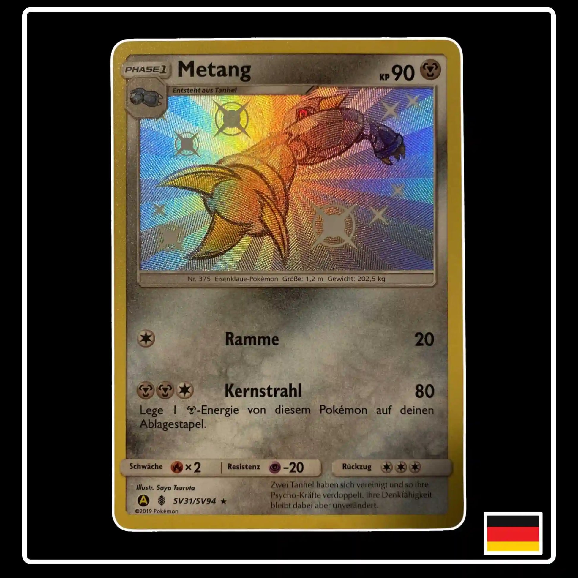 Metang Shiny SV31 Pokemon Verborgenes Schicksal