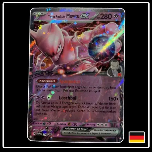 Mewtu ex SVP DE 216 SV Black Star Promo