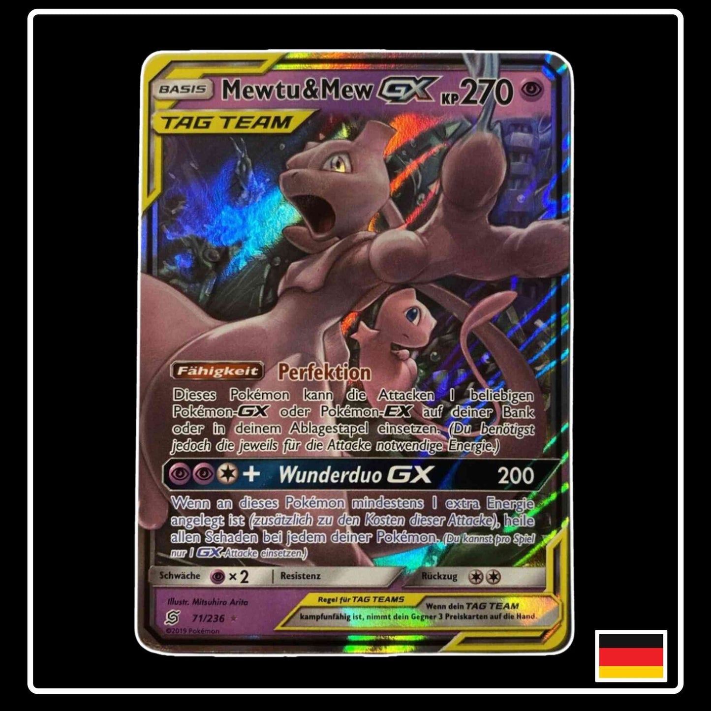 Mewtu & Mew TAG TEAM GX