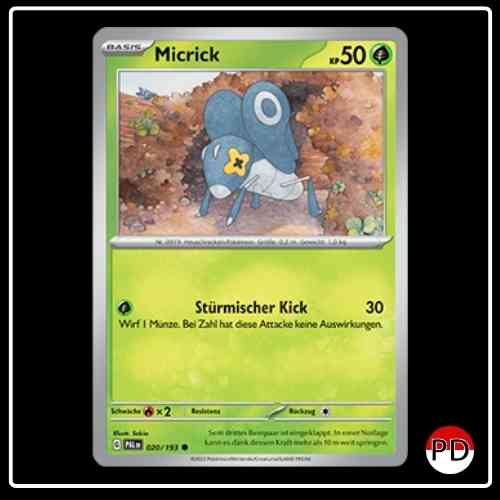 Micrick 020/193 Pokemon Entwicklungen in Paldea