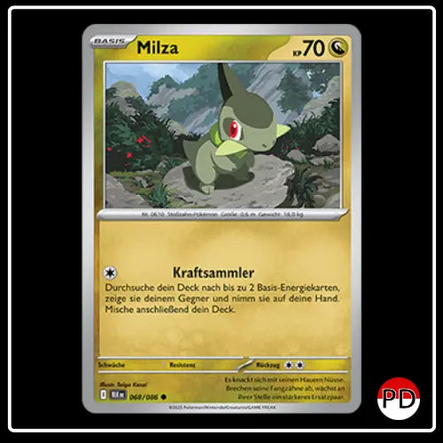 Milza 068/086 Pokemon Schwarze Blitze