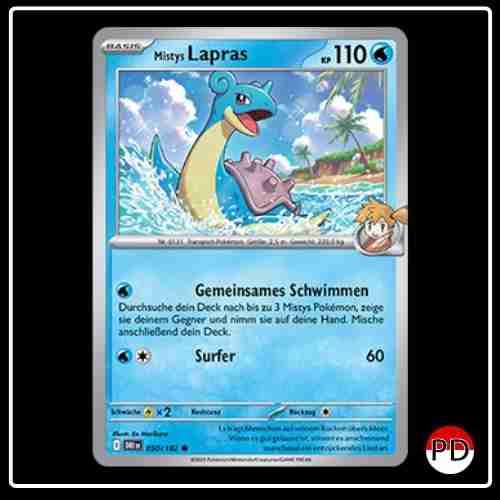 Mistys Lapras 050/182 Pokemon Ewige Rivalen