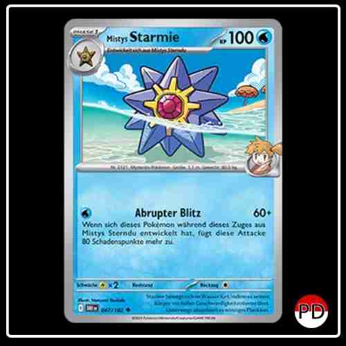 Mistys Starmie 047/182 Pokemon Ewige Rivalen