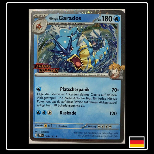 Mistys Garados  Pokemon STAMP Ewige Rivalen Promo
