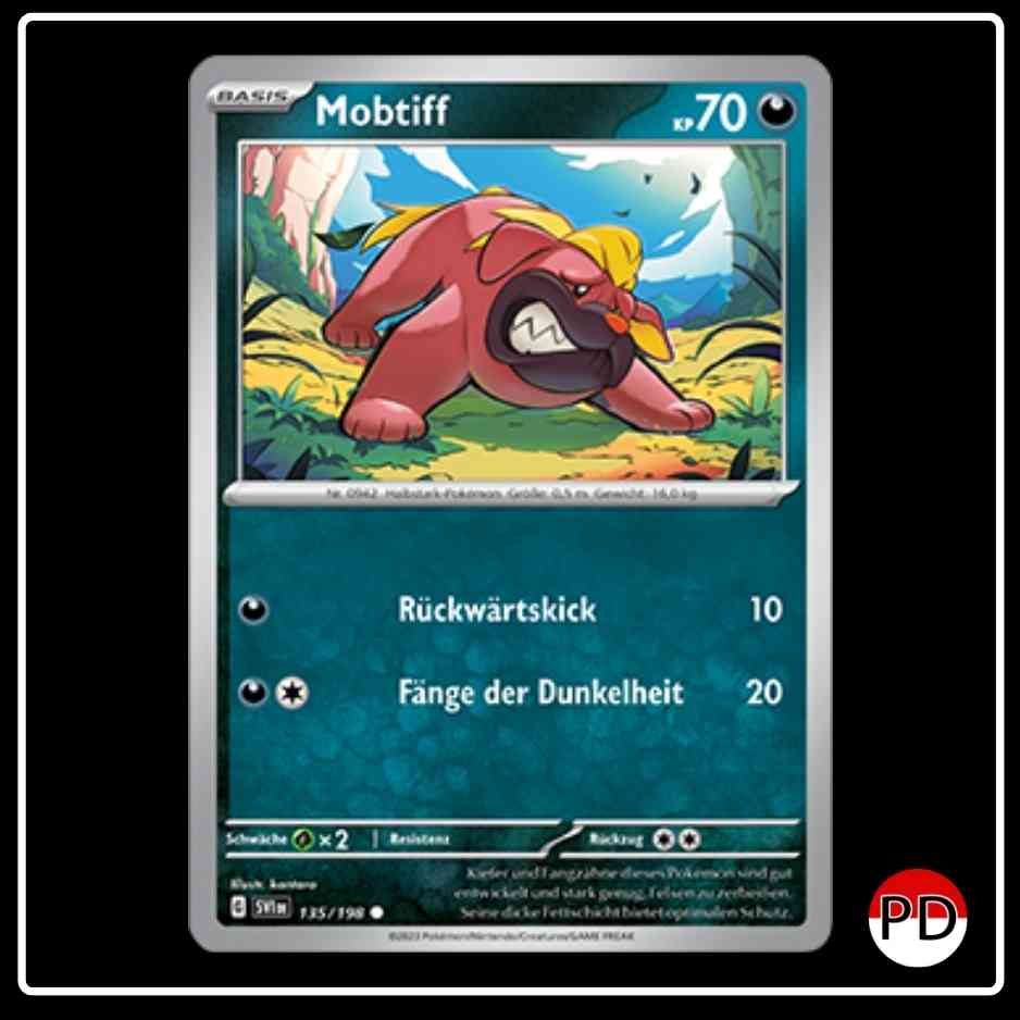 Mobtiff 135/198 Pokemon Karmesin & Purpur