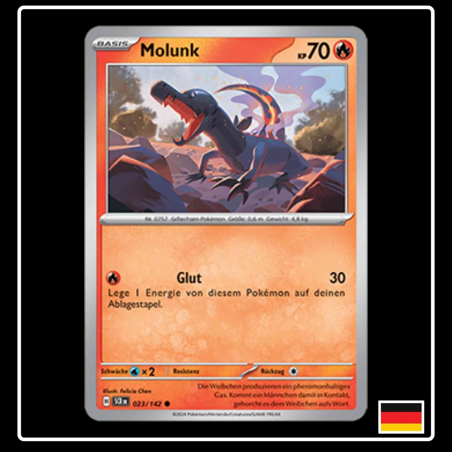 Molunk 023/142 Pokemon Stellarkrone