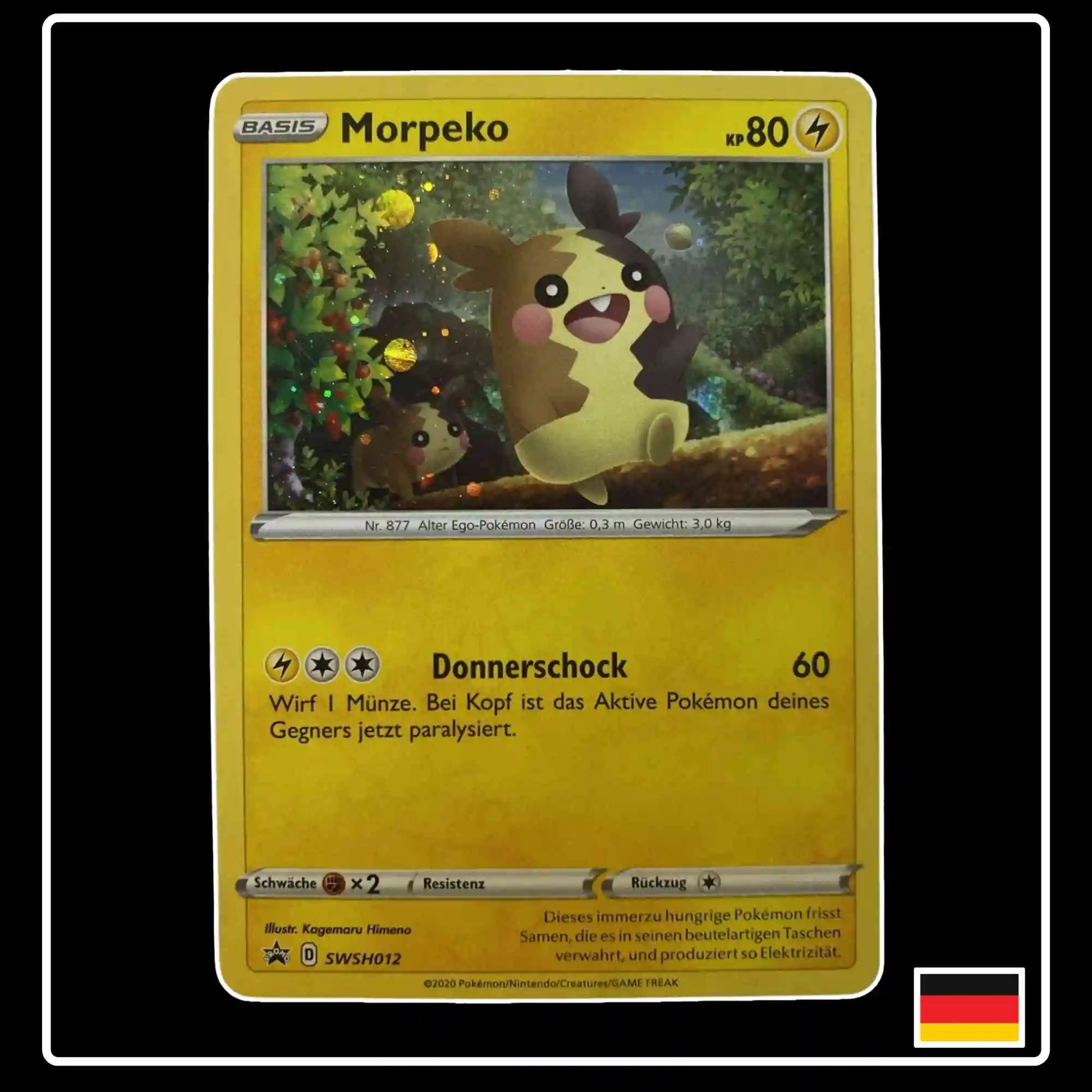 Morpeko SWSH012 Pokemon Promo Karte