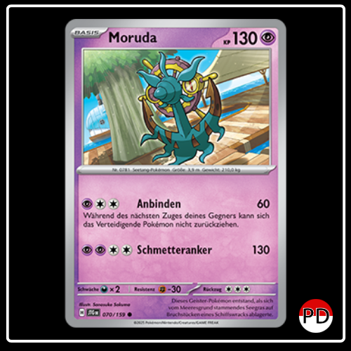 Moruda 070/159 Pokemon Reisegefährten