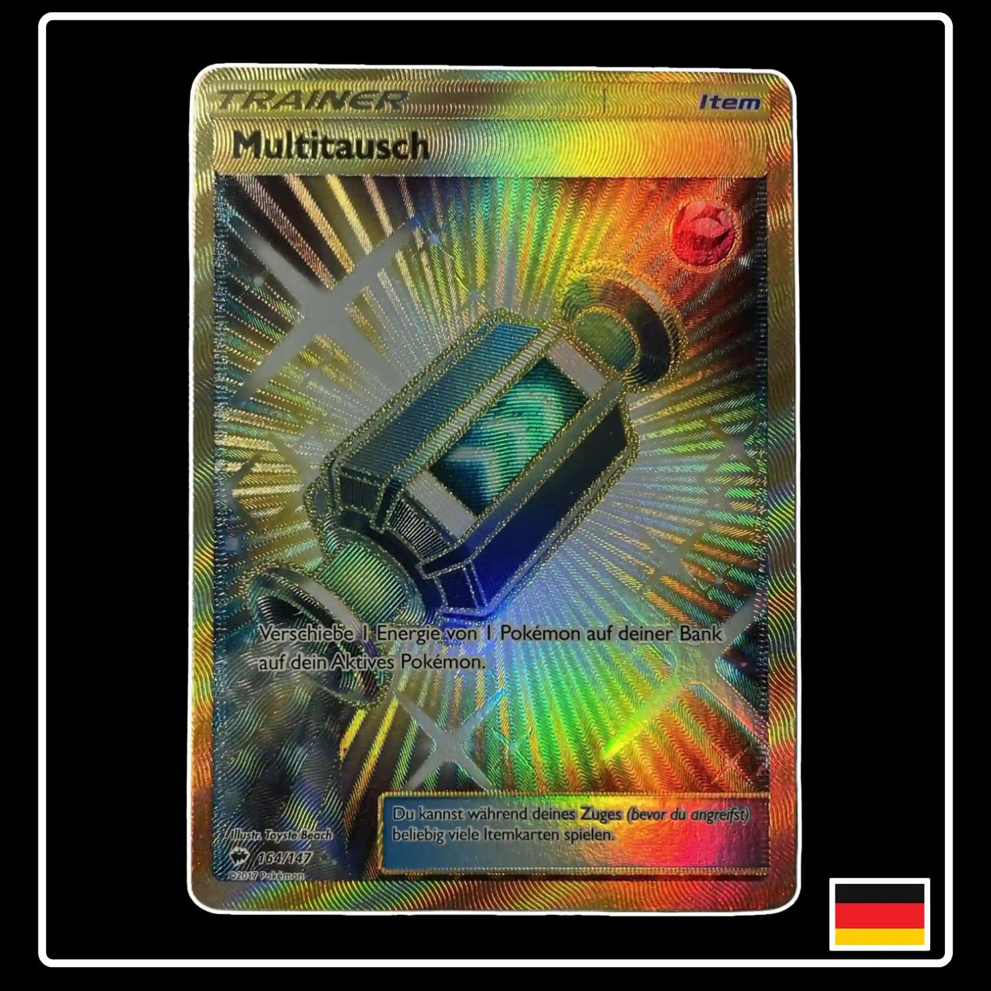 Mulittausch GOLD 164/147 Pokemon Nacht in Flammen
