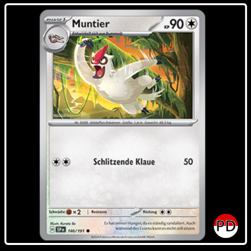 Muntier 146/191 Pokemon Stürmische Funken
