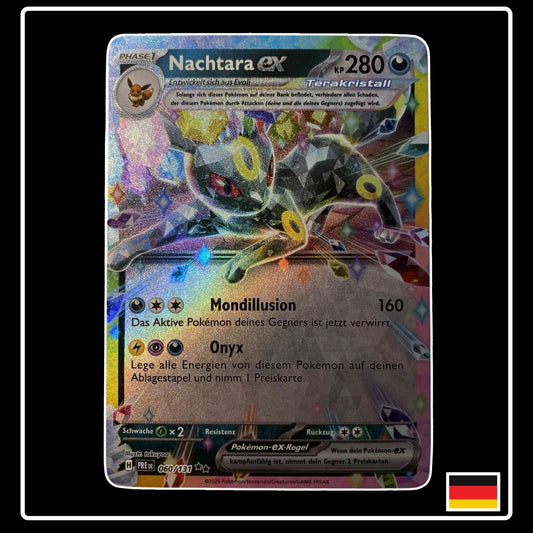 Nachtara ex 060/131 Pokemon Prismatische Entwicklungen