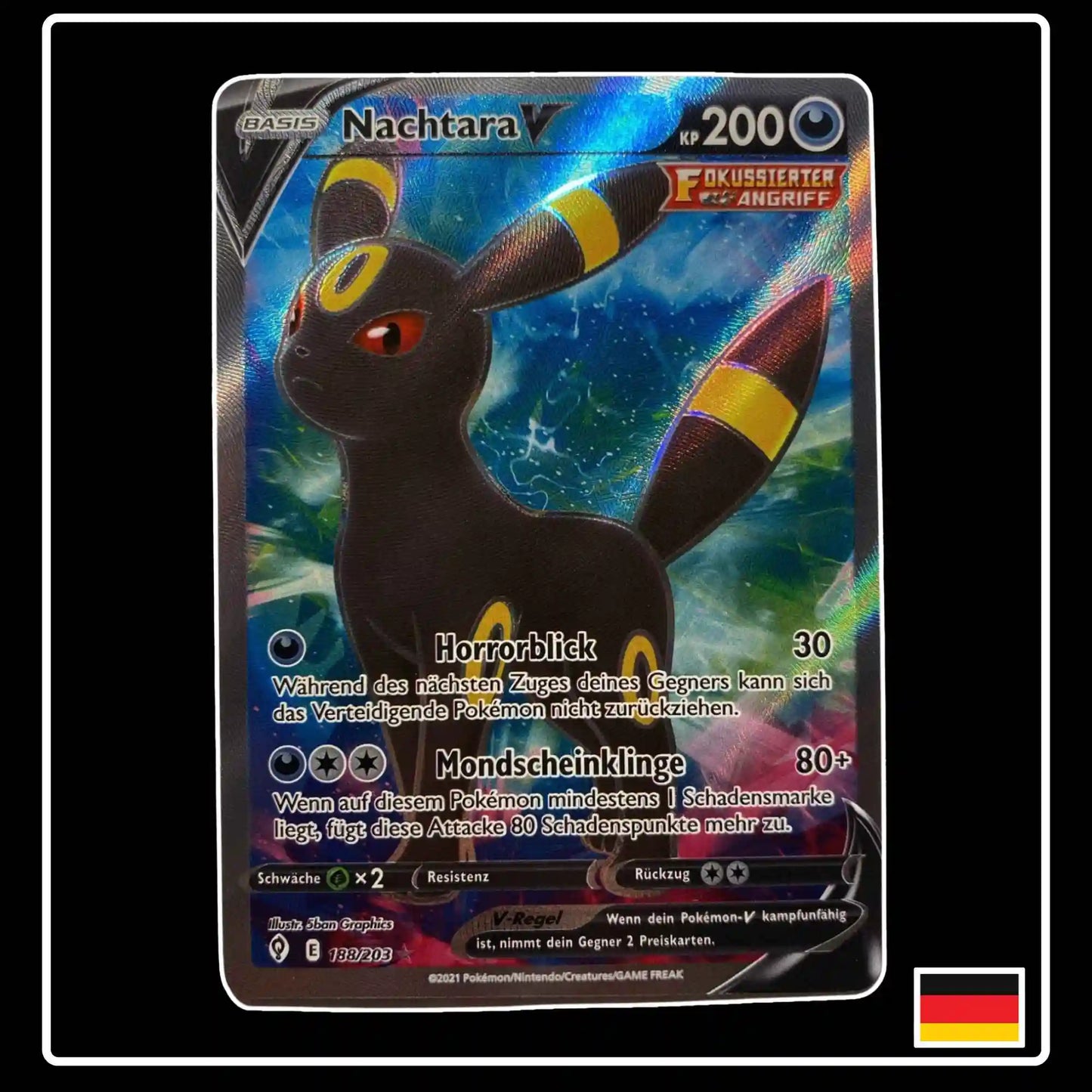 Nachtara V Full Art 188/203 Pokemon Drachenwandel