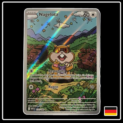 Nagelotz Illustration Rare 152/086 Pokemon Weisse Flammen