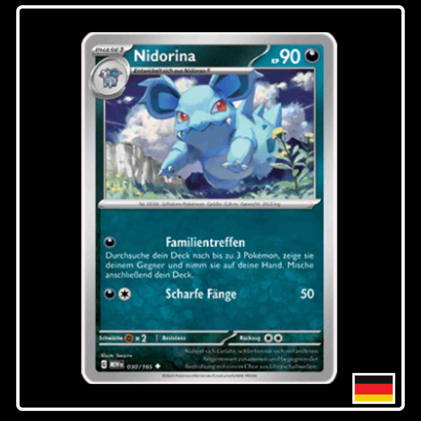 Nidorina 030/165 aus dem Pokemon Set Karmesin & Purpur 151