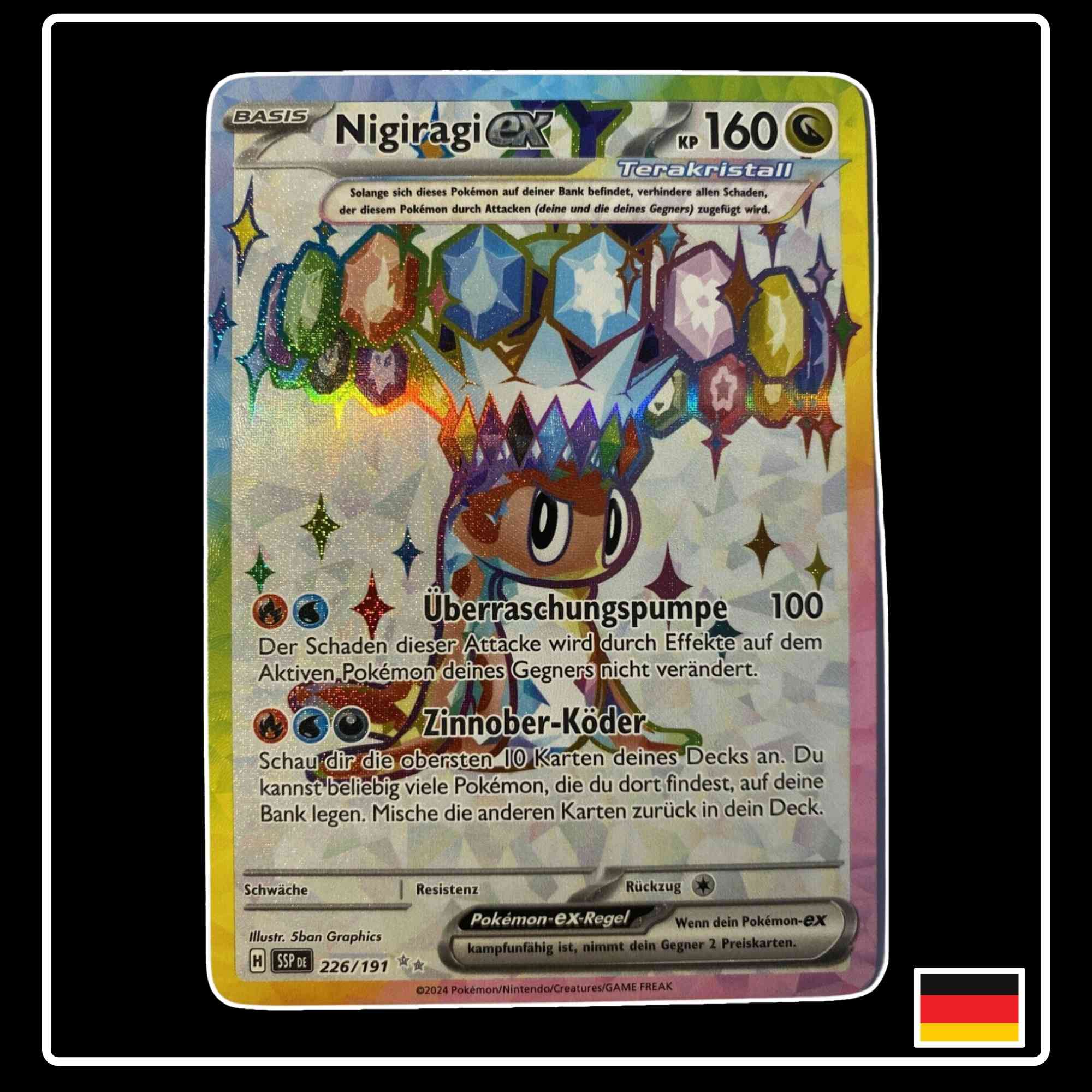 Nigiragi ex Full Art 226/191 Strmische Funken PokeDirris Nigiragi ex Full Art 226/191 Strmische Funken PokeDirris
