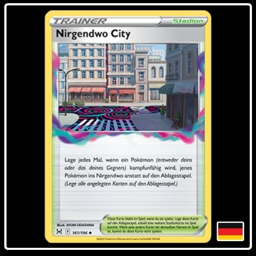 Nirgendwo City 161/196 Pokemon Verlorener Ursprung