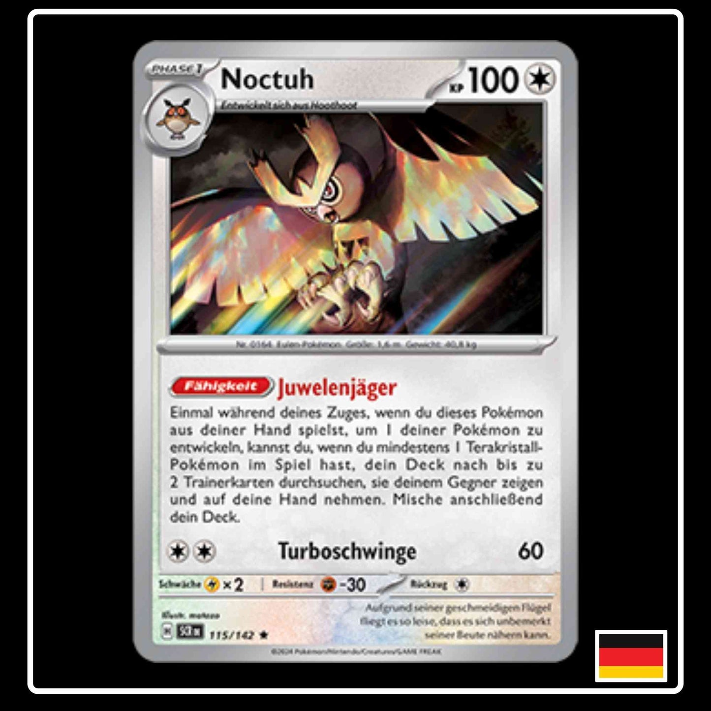 Noctuh 115/142 Pokemon Stellarkrone