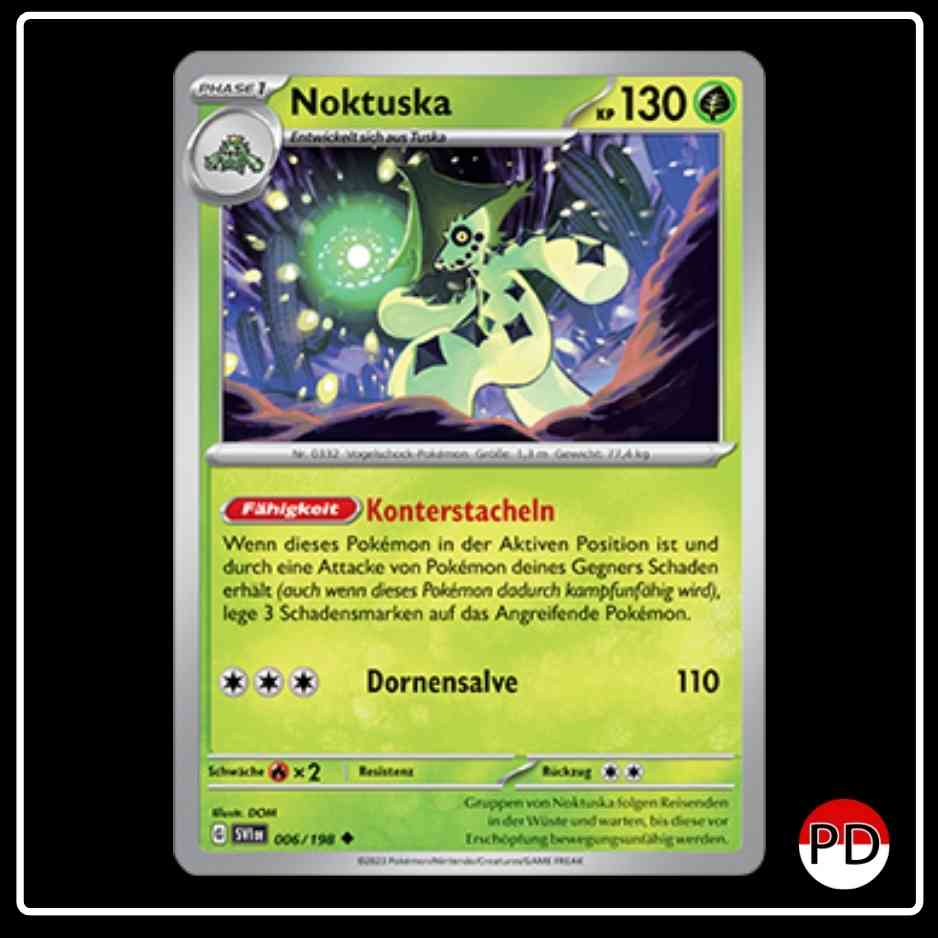 Noktuska 006/198 Pokemon Karmesin & Purpur