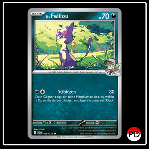 Ns Felilou 096/159 Pokemon Reisegefährten