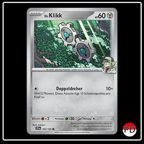 Ns Klikk 103/159 Pokemon Reisegefährten