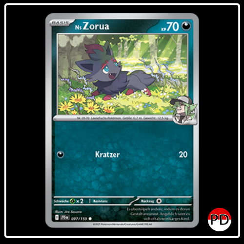 Ns Zorua 097/159 Pokemon Reisegefährten