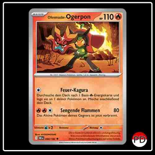 Ofenmaske-Ogerpon 044/182 Pokemon Ewige Rivalen