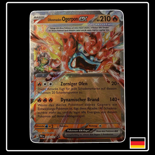 Ofenmaske-Ogerpon ex 017/131 Pokemon Prismatische Entwicklungen